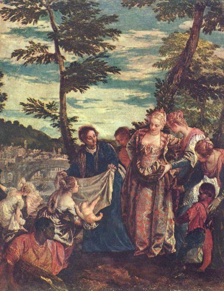 Paolo Veronese Rettung des Mosesknaben aus den Fluten des Nils oil painting image